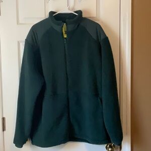 All In Motion Men’s High Pile Cozy Adjustable Zip Up Fleece Sweatshirt Size XXL